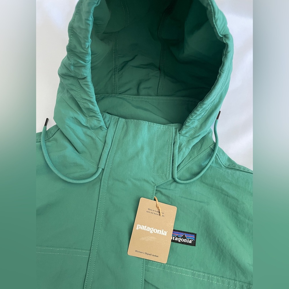 Patagonia Women's Skysail Jacket Size L Heartleaf Green SP25 Relaxed fit - Picture 7 of 15